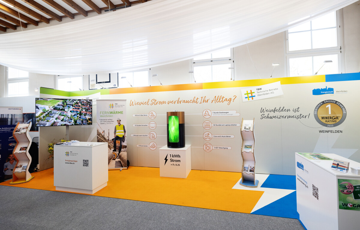 <p>Technische Betriebe Weinfelden AG – Messestand</p>